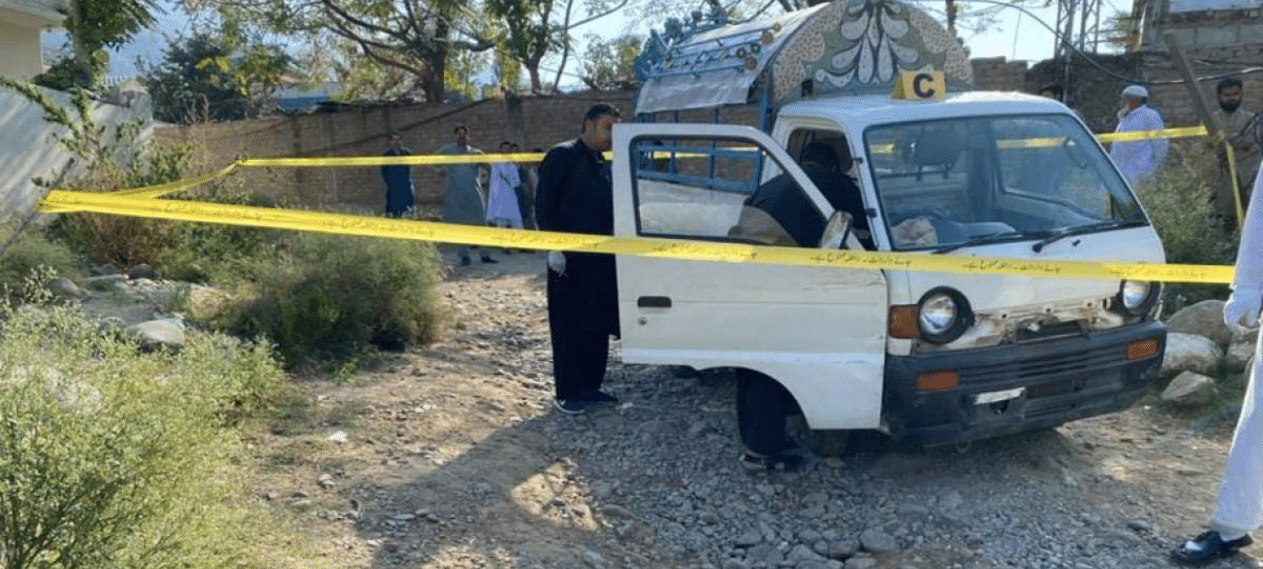 Firing on school van in swat