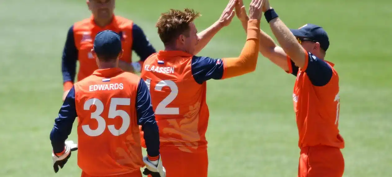Pakistan's first two World Cup matches have been confirmed as the Netherlands stuns Scotland.