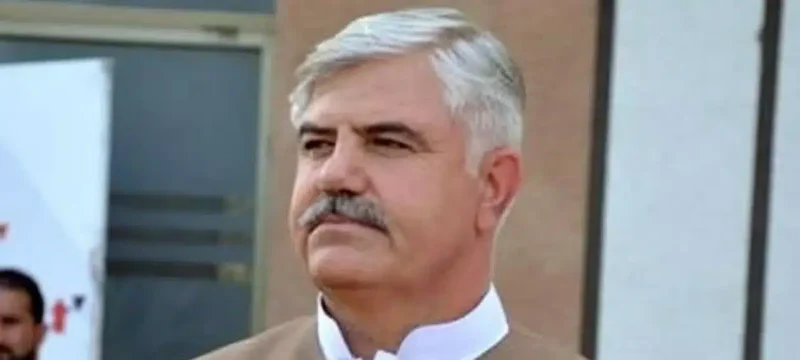 Mahmood Khan along  22 others have been dismissed from the PTI