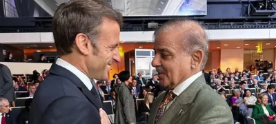 PM Shehbaz congratulates French President Emmanuel Macron on Bastille Day.