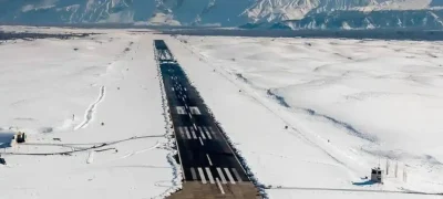 First International flight Arrived at Skardu Airport