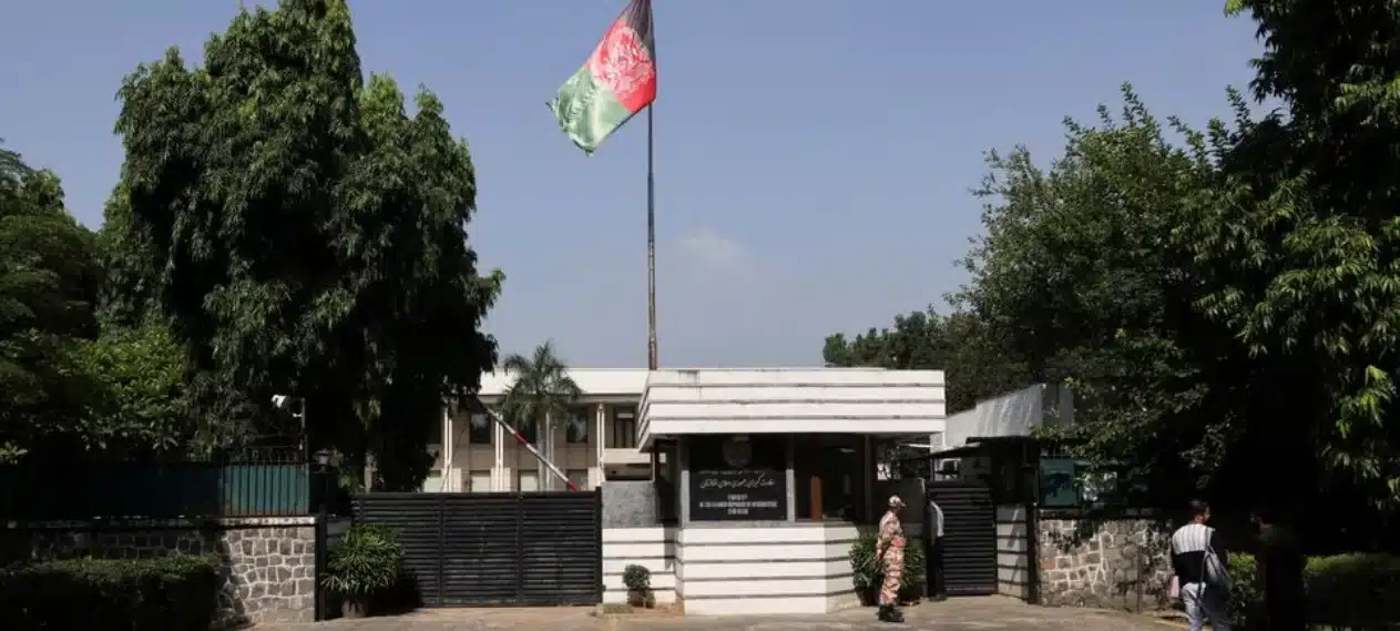 Afghan Embassy in India Suspends Operations as Diplomats Depart