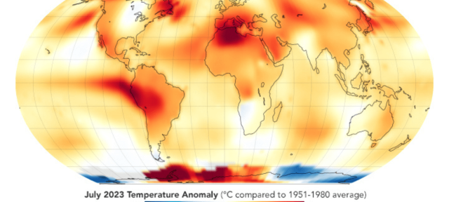 July 2023 is hottest month on record