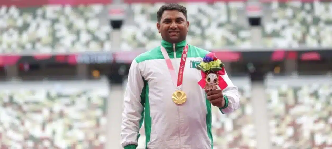 Pakistani Athlete Wins Gold Medal at Asian Para Games