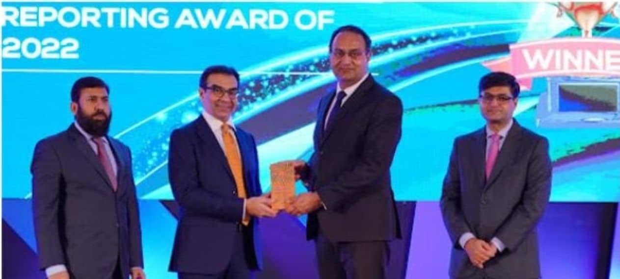 Fauji Fertilizer Company Limited (FFC) was conferred with “Best ESG Reporting Award” at 20th Annual Excellence Awards Ceremony Ceremony organized by the CFA Society Pakistan on October 06, 2023 in Karachi.