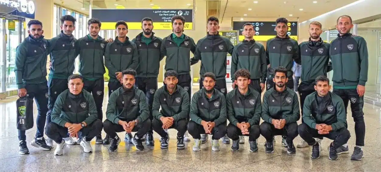 Pakistan Football Team Arrives in Saudi Arabia for FIFA World Cup Qualifier