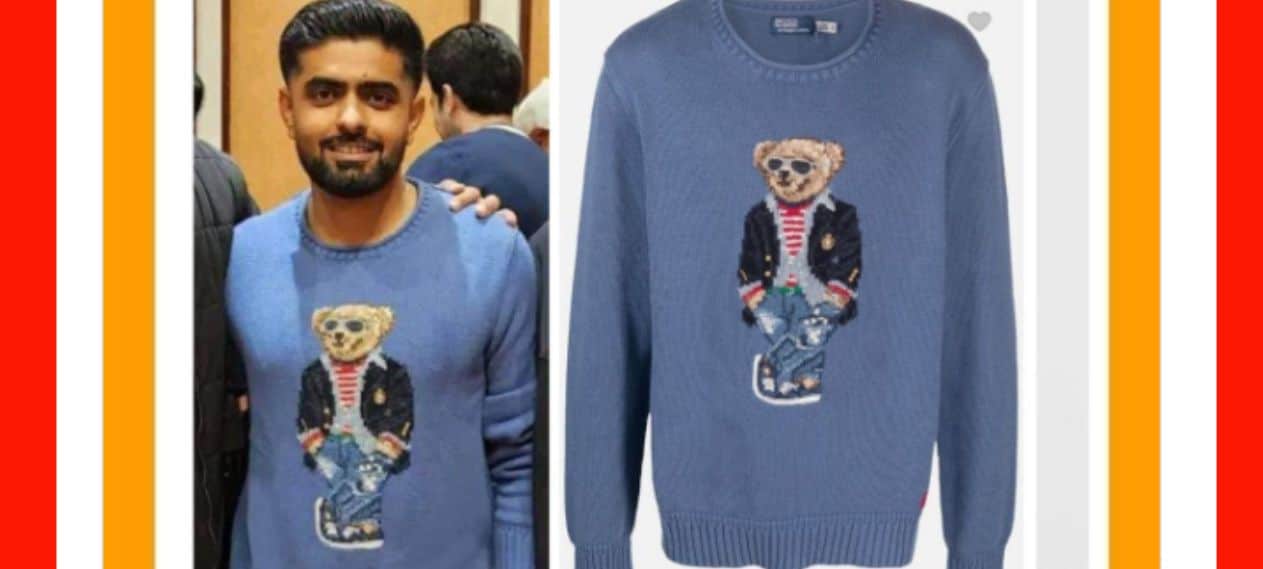 Babar Azam’s Fashion Statement Grabs Attention: Sporting $534 Ralph Lauren Sweater