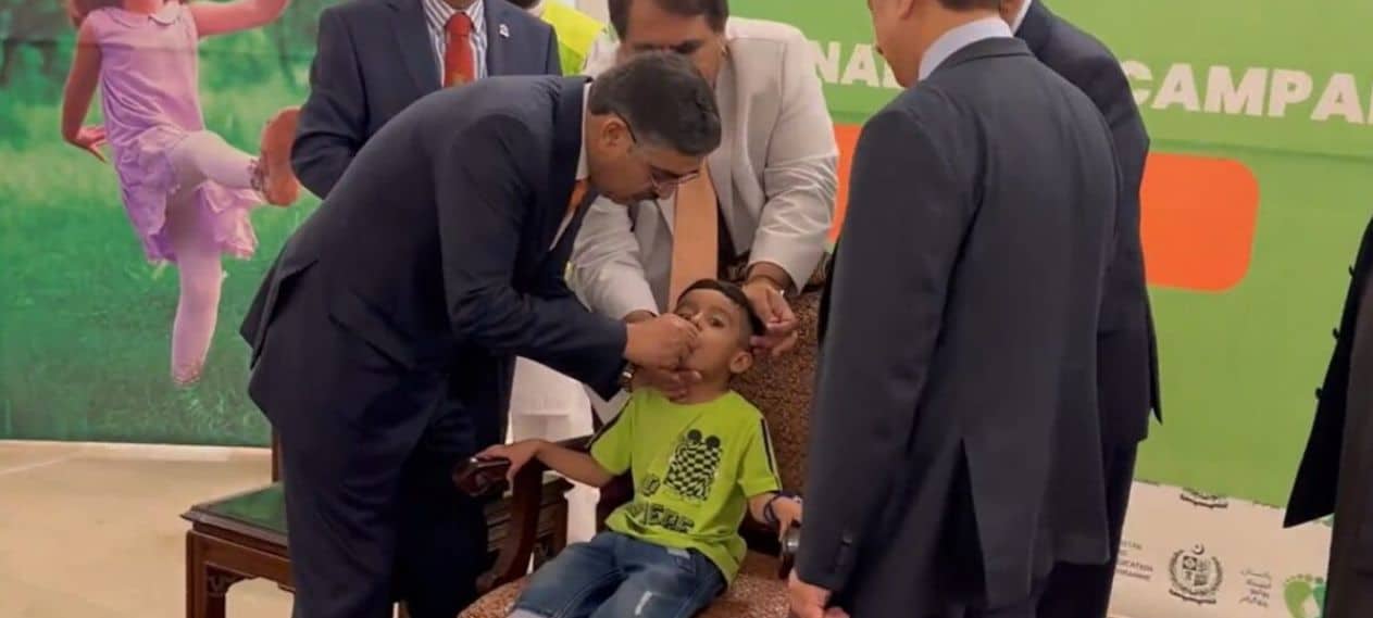 Massive Polio Vaccination Drive Launched in Pakistan for 45 Million Kids