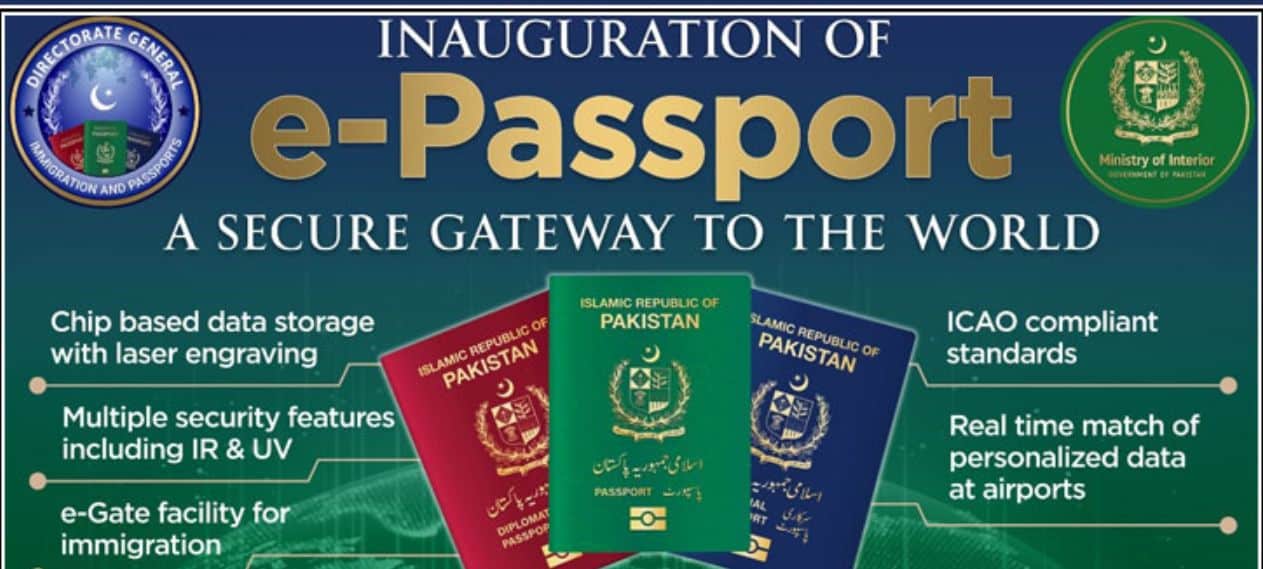Nationwide Availability: E-Passport Service Launched in Pakistan