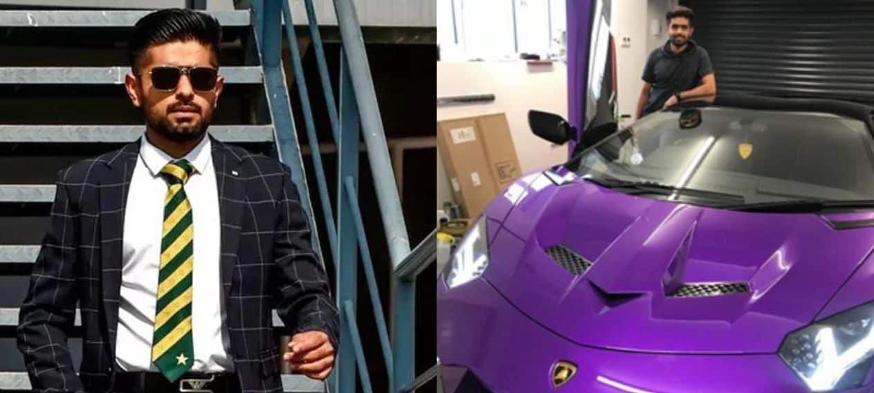 Speculations of Babar Azam buying a 26 Crore Purple Lamborghini Aventador