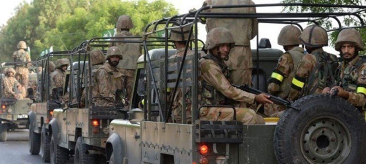 A minimum of 14 soldiers were killed in an attack in Gwadar