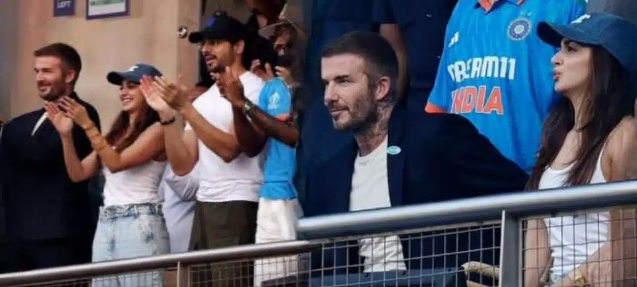 What did David Beckham say to Kiara Advani at World Cup semi-final?