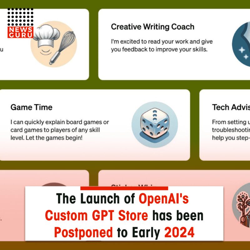 The Launch of OpenAI's Custom GPT Store has been Postponed to Early 2024