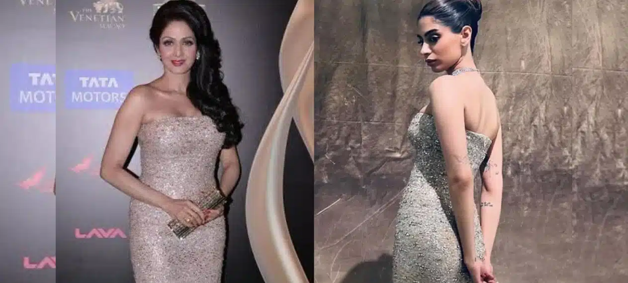 Khushi Kapoor Honors Sridevi in Iconic Gown at 'Archies' Premiere