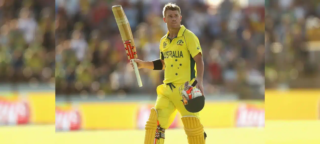 David Warner finally gets what he's been looking for days