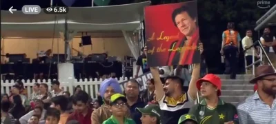 Imran Khan's Fan Grabs Attention at Pak vs New Zealand T20 Match with "A Legend of the Legends" Poster