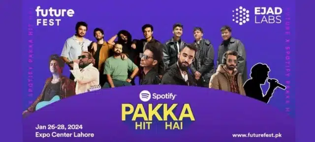 Spotify “Pakka Hit Hai" Partners with Future Fest 2024 to Revive Pakistan’s Largest Music Festival Featuring 50 Artists over 3 Days