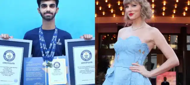 Pakistani Fan Achieves Guinness World Record: Names 34 Taylor Swift Songs in One Minute