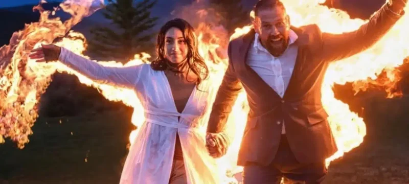 Newlywed Couple Sets Themselves on Fire