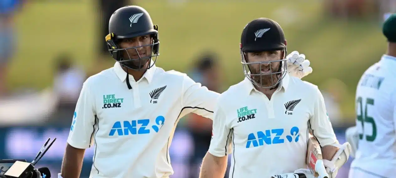 Rachin Ravindra and Kane Williamson Lead New Zealand's Dominant Start in the First Test Against South Africa
