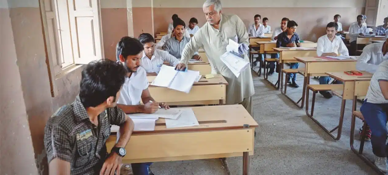 Several students were caught cheating during the Secondary School Certificate (SSC) Part-I annual examinations in Lahore, leading to arrests and stern warnings from education officials.