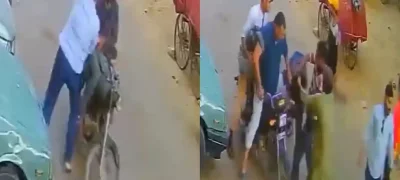 Viral Video: Man's Heroic Act in Karachi Captivates Online Audience
