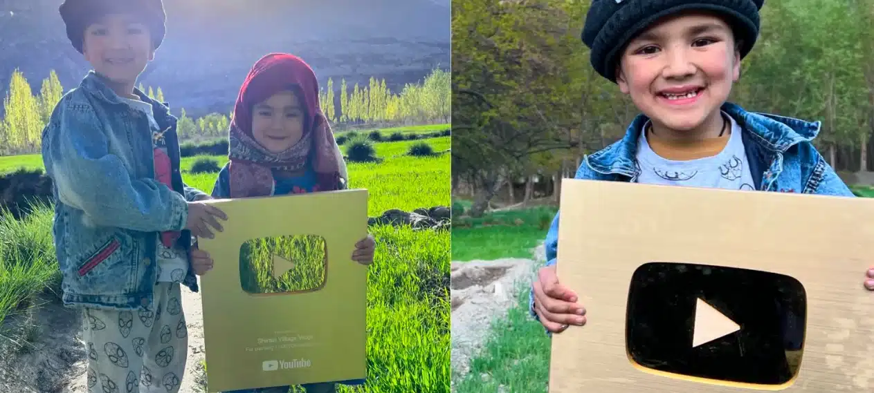 Child Vlogger Muhammad Shiraz Receives YouTube Gold Play Button