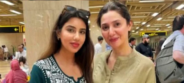 Mahira Khan encounters someone who bears a striking resemblance to her