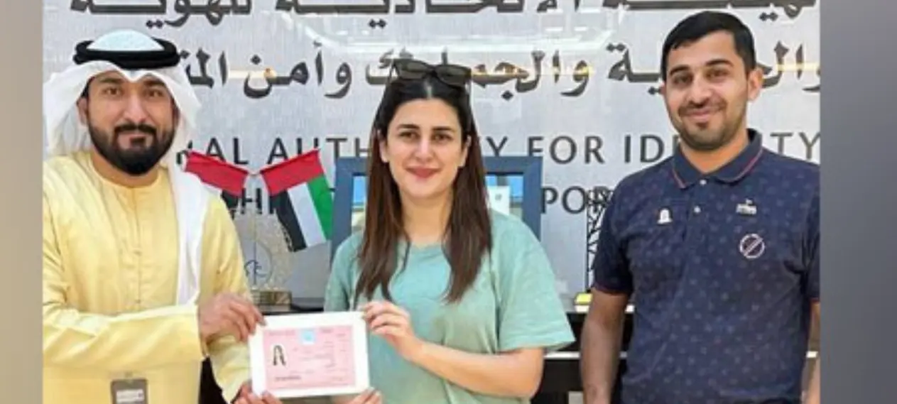 Kubra Khan has been awarded the UAE Golden Visa