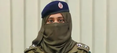 Women officers are not allowed to wear niqab or burqa while on duty, as per police regulations