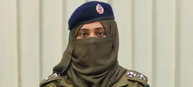 Women officers are not allowed to wear niqab or burqa while on duty, as per police regulations