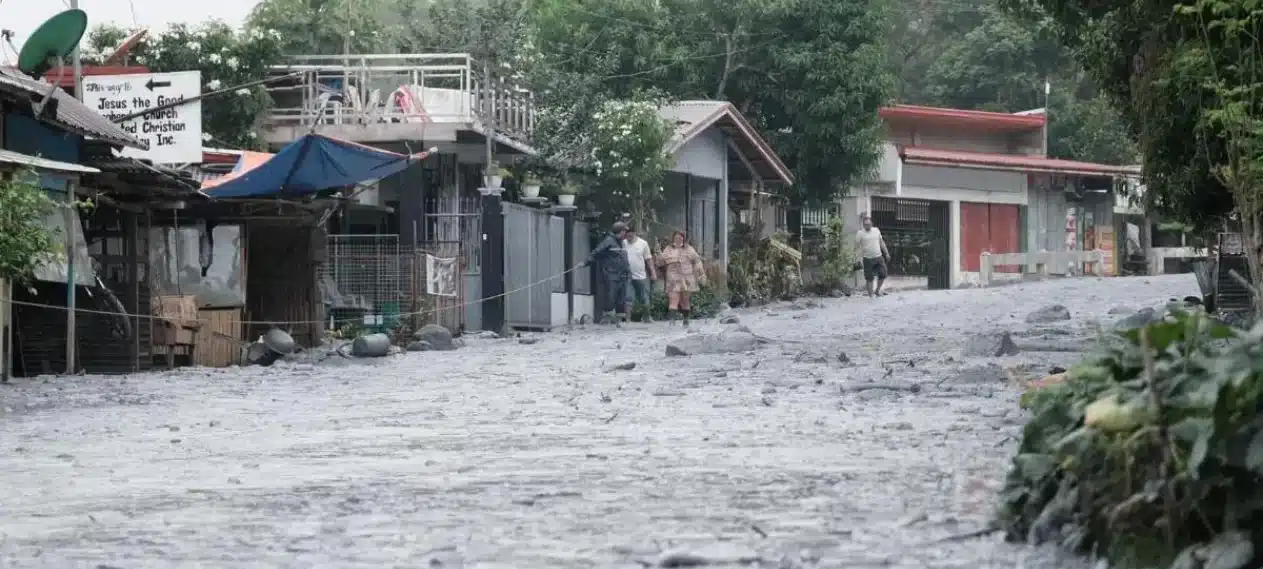 Philippines Village Flooded by "Cold Lava" After Volcanic Eruption