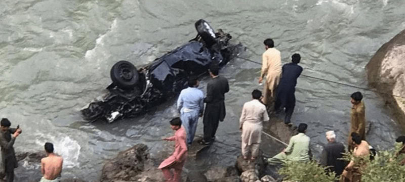 Five Passengers Die As Vehicle Plunges Into Neelum River