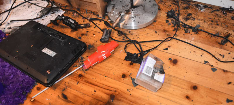 Laptop Explosion Ignites Fatal Fire In Faisalabad, Killing 2 Childrens