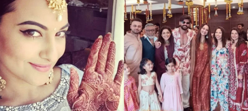 Sonakshi Sinha And Zaheer Iqbal's Wedding Celebrations Begin With The Mehndi Ceremony