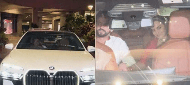 Sonakshi Sinha Receives a BMW i7 As a Gift From Her Husband, Zaheer Iqbal