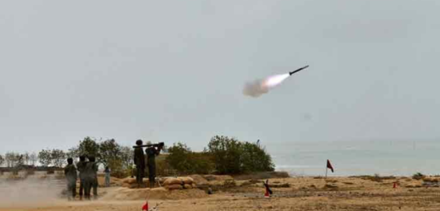 Pakistan Navy Launches FN-6 Surface-to-Air Missile