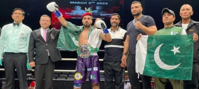 Boxer Shahir Afridi Of Pakistan Clinches Asian Championship Title By Defeating Indian Opponent