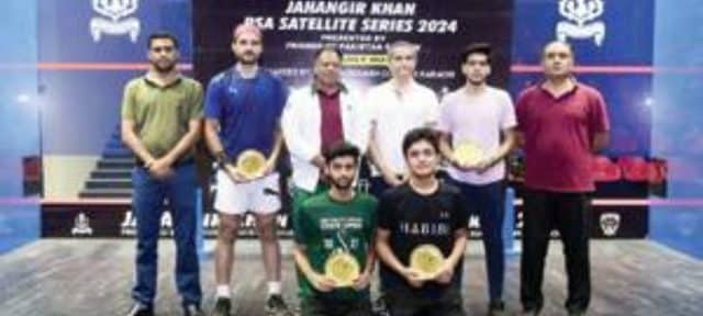 Anas Shah Wins Jahangir Khan PSA Satellite Series 2024 Championship