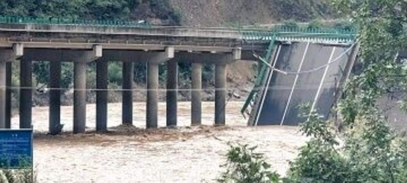 Bridge Collapse In China Due To Floods Kills Atleast 11