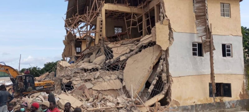 Children Die In Nigeria Due To School Building Collapse