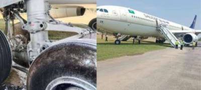 Foreign Airline Aircraft Caught Fire At Peshawar Airport