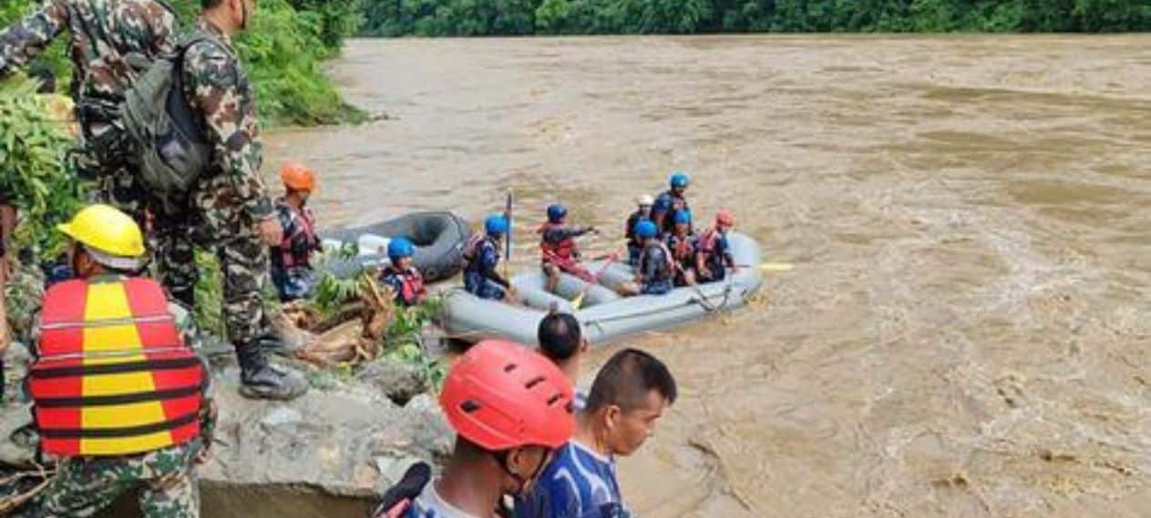 Over 50 Individuals Missing In Nepal As Landslide Sweeps Two Buses Into River