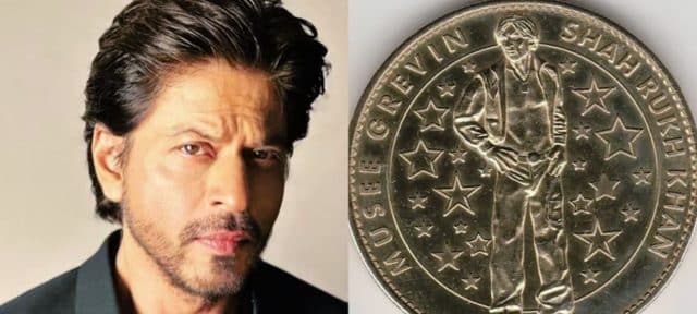 Shah Rukh Khan Honored As First Indian Actor With Paris Museum Custom Gold Coin