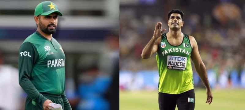 Babar Azam Congratulates Arshad Nadeem on Winning Historic Gold Medal