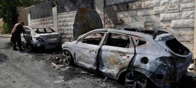 Israeli Settlers Set Fire to a West Bank Village, Resulting in one Fatality