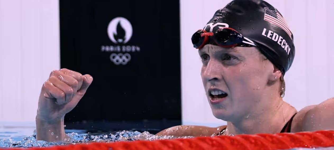 US Swimmer Ledecky Ties Medal Record With 1,500m Freestyle Gold at Paris 2024 Olympics