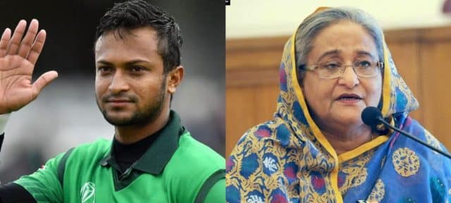 Murder Case Filed Against Bangladesh Prime Minister Sheikh Hasina and Cricketer Shakib Al Hasan