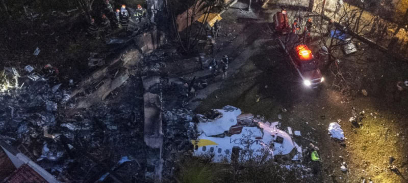 Plane Crash in São Paulo, Brazil, Results in Deaths of All 61 Onboard