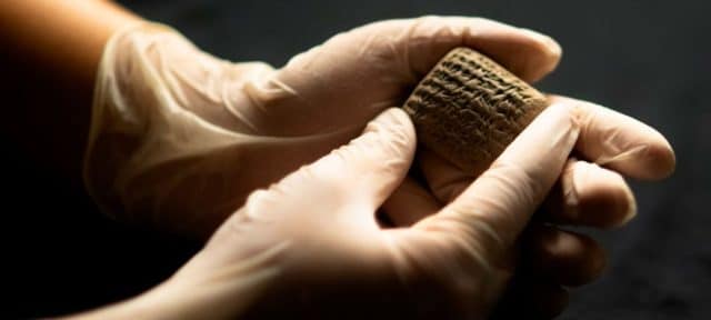 Archaeologists have Discovered Small 3,500-Year-Old Clay Tablet Following an Earthquake